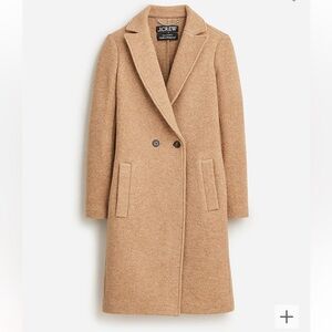 J Crew Italian boiled wool coat
